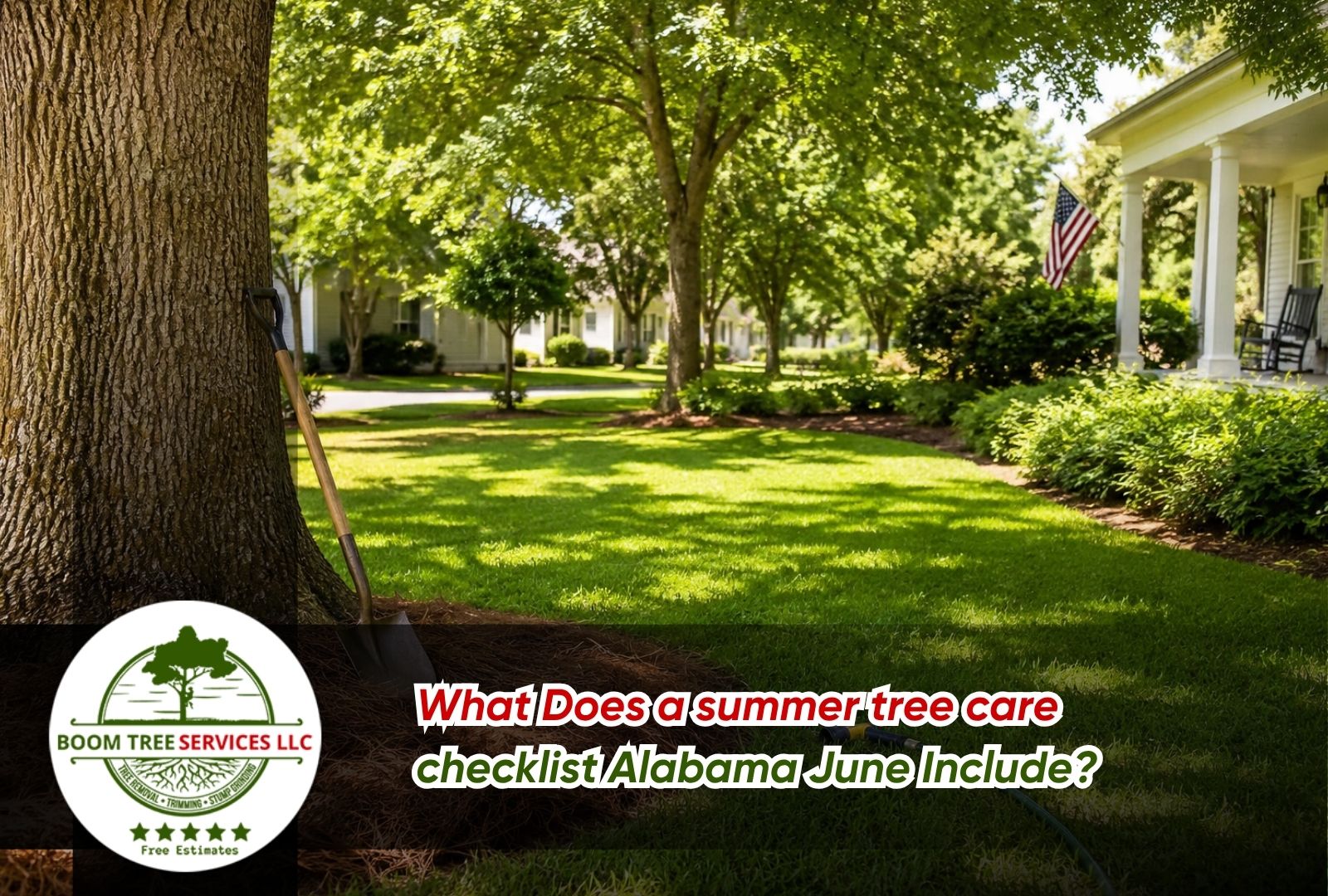 summer tree care after using a checklist Alabama June for a healthy shaded yard